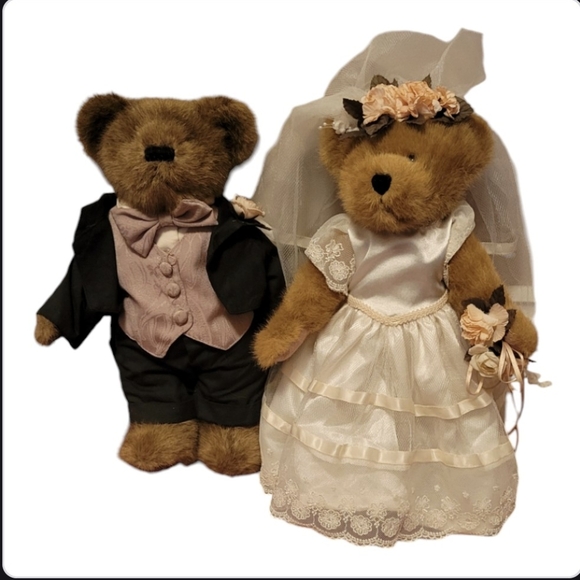 Boyds Bear Mr. and Mrs. Everlove Bride and Groom - Picture 1 of 15